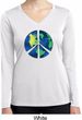 Blue Earth Peace Ladies Dry Wicking Long Sleeve Shirt