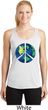 Blue Earth Peace Ladies Dry Wicking Racerback Tank Top