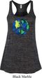 Blue Earth Peace Ladies Flowy Racerback Tanktop