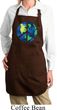 Blue Earth Peace Ladies Full Length Apron with Pockets