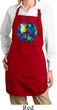 Blue Earth Peace Ladies Full Length Apron with Pockets