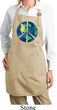 Blue Earth Peace Ladies Full Length Apron with Pockets