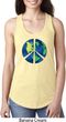 Blue Earth Peace Ladies Ideal Tank Top
