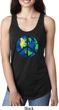 Blue Earth Peace Ladies Ideal Tank Top