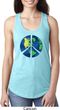 Blue Earth Peace Ladies Ideal Tank Top