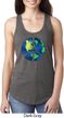 Blue Earth Peace Ladies Ideal Tank Top