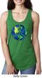 Blue Earth Peace Ladies Ideal Tank Top