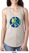 Blue Earth Peace Ladies Ideal Tank Top