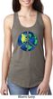 Blue Earth Peace Ladies Ideal Tank Top