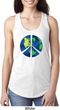 Blue Earth Peace Ladies Ideal Tank Top