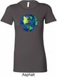 Blue Earth Peace Ladies Longer Length Shirt