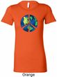 Blue Earth Peace Ladies Longer Length Shirt