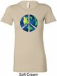 Blue Earth Peace Ladies Longer Length Shirt