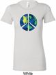 Blue Earth Peace Ladies Longer Length Shirt