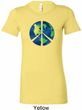 Blue Earth Peace Ladies Longer Length Shirt