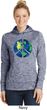 Blue Earth Peace Ladies Moisture Wicking Hoodie