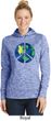 Blue Earth Peace Ladies Moisture Wicking Hoodie