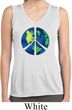 Blue Earth Peace Ladies Sleeveless Moisture Wicking Shirt