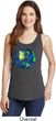 Blue Earth Peace Ladies Tank Top