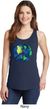 Blue Earth Peace Ladies Tank Top