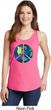 Blue Earth Peace Ladies Tank Top