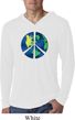 Blue Earth Peace Lightweight Hoodie Shirt