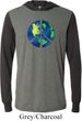Blue Earth Peace Lightweight Hoodie Tee