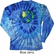 Blue Earth Peace Long Sleeve Tie Dye Shirt