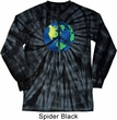 Blue Earth Peace Long Sleeve Tie Dye Shirt