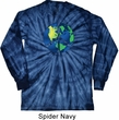 Blue Earth Peace Long Sleeve Tie Dye Shirt