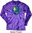 Blue Earth Peace Long Sleeve Tie Dye Shirt