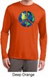 Blue Earth Peace Mens Dry Wicking Long Sleeve Shirt