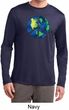 Blue Earth Peace Mens Dry Wicking Long Sleeve Shirt