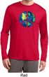 Blue Earth Peace Mens Dry Wicking Long Sleeve Shirt