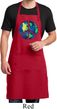 Blue Earth Peace Mens Full Length Apron with Pockets