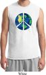 Blue Earth Peace Mens Muscle Shirt