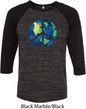Blue Earth Peace Mens Raglan Shirt