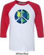 Blue Earth Peace Mens Raglan Shirt