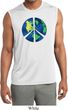 Blue Earth Peace Mens Sleeveless Moisture Wicking Shirt