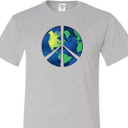 Blue Earth Peace Mens Tall Shirt