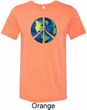 Blue Earth Peace Mens Tri Blend Crewneck Shirt