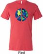 Blue Earth Peace Mens Tri Blend Crewneck Shirt