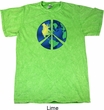 Blue Earth Peace Mineral Tie Dye Shirt