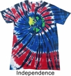 Blue Earth Peace Patriotic Tie Dye Shirt