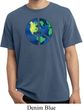 Blue Earth Peace Pigment Dyed Shirt