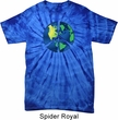 Blue Earth Peace Spider Tie Dye Shirt