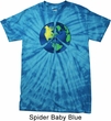 Blue Earth Peace Spider Tie Dye Shirt
