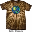 Blue Earth Peace Spider Tie Dye Shirt