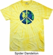 Blue Earth Peace Spider Tie Dye Shirt