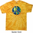 Blue Earth Peace Spider Tie Dye Shirt